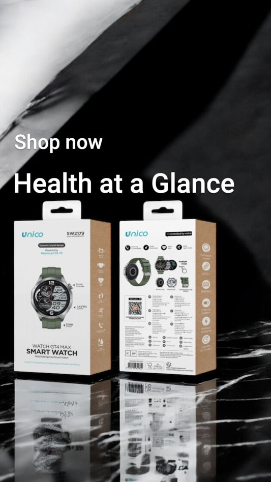 Unico Watch GT4 Max Smart Watch SW2179 – Best Affordable Smartwatch for Fitness and Health