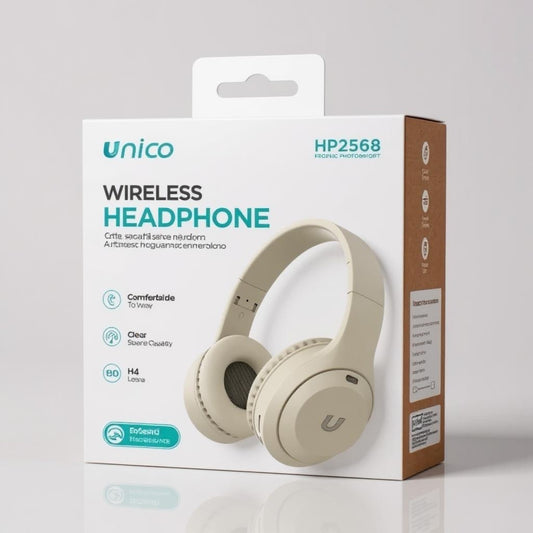 Unico Wireless Headphone HP2568 – Best Affordable Bluetooth Headphones with Clear Sound