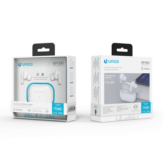 Unico True Wireless Earbuds EP1381 – Best Affordable Wireless Earbuds with Clear Sound and Long Battery