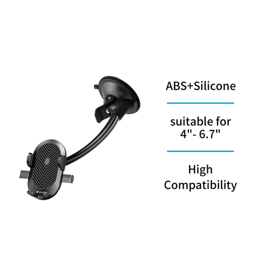 Unico Suction Cup Car Holder BR1551 | Adjustable Car Phone Holder for 4-6.7 Inch Phones