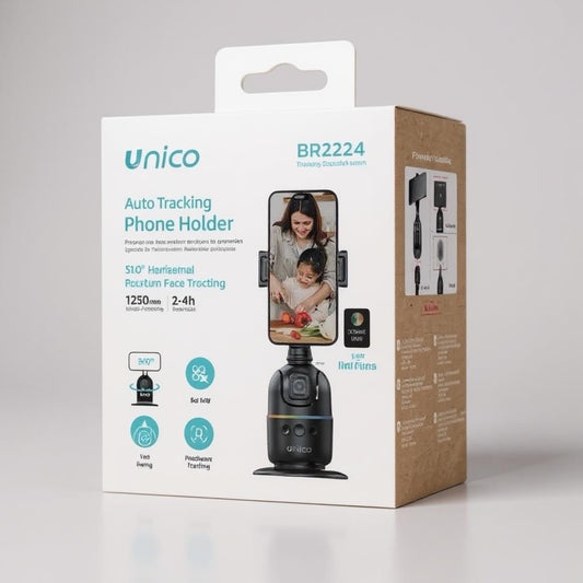 Unico Auto Tracking Phone Holder BR2224 – Best Affordable 360° Phone Holder with Face Tracking