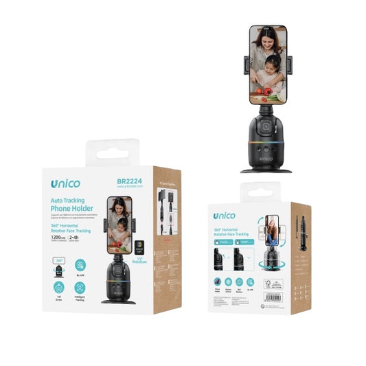 Unico Auto Tracking Phone Holder BR2224 – Best Affordable 360° Phone Holder with Face Tracking