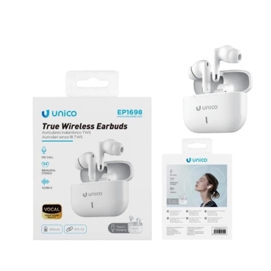 Unico EP1698 True Wireless Earbuds.