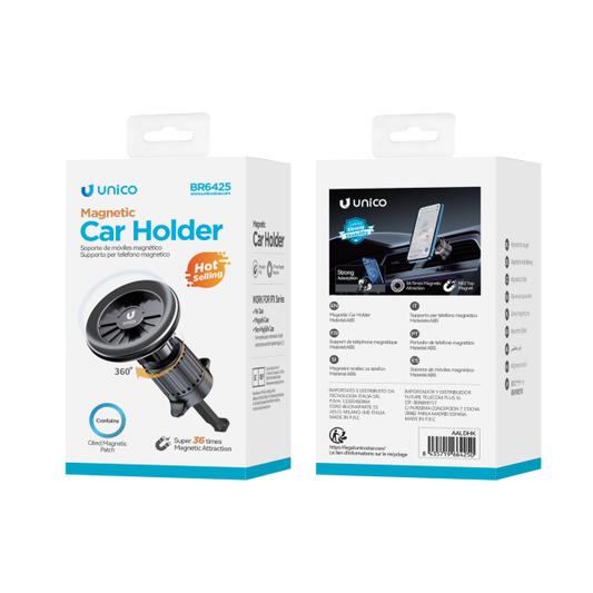 Universal Car Mobile Holder, Secure & Adjustable for 4″ to 6.7″ Phones